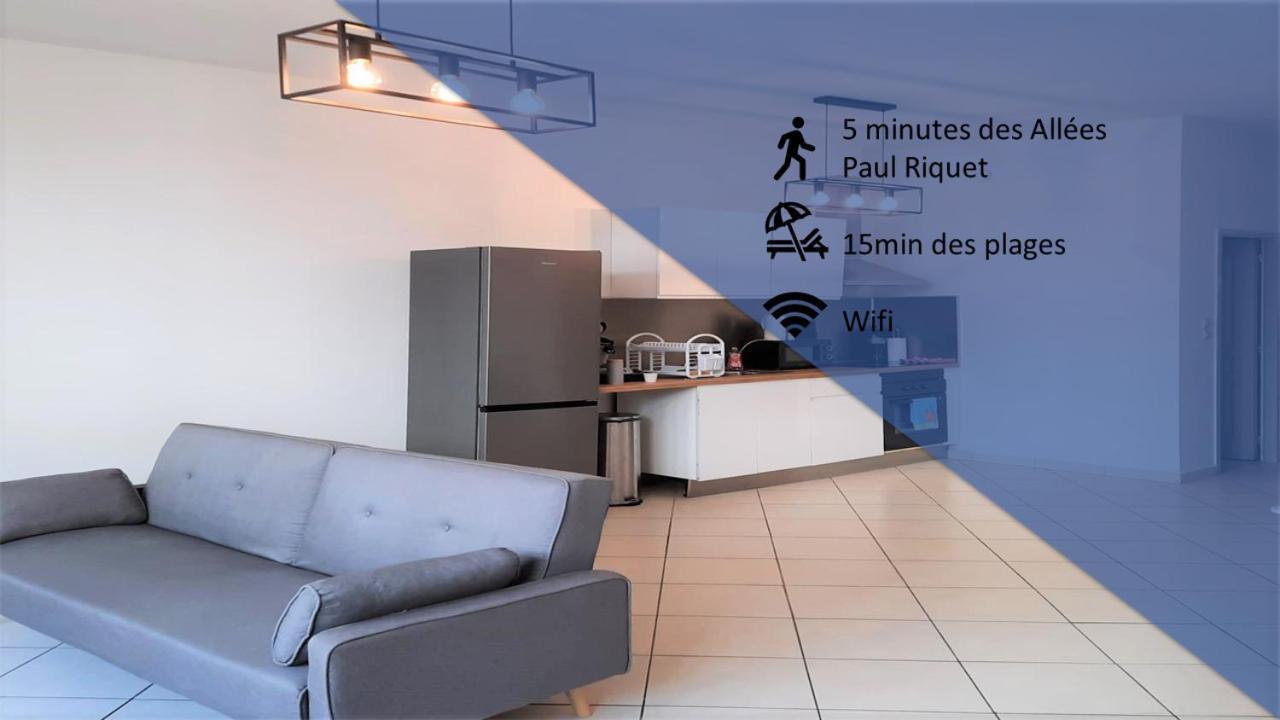 Le Albert 1Er Beziers Appartements Tout Equipes Exteriör bild